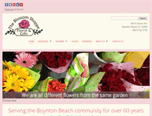 Tablet Screenshot of blossomshoppeflorist.com
